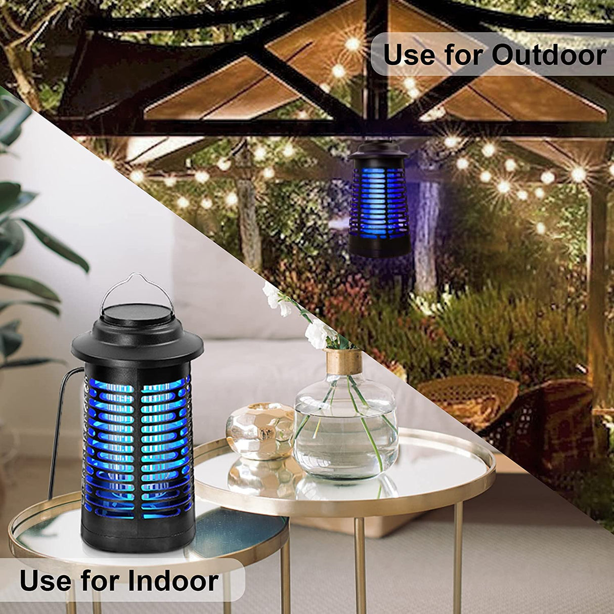 Bug Zapper for Indoor and Outdoor, 4200V Electric Mosquito Zapper, High Powered Pest Control Waterproof, Insect Killer for Home, Kitchen, Backyard, Camping