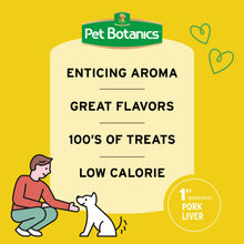 Load image into Gallery viewer, Pet Botanics Training Rewards Treats for Dogs, Made with Real Pork Liver, Focuses, Motivates, Rewards, Speeds Up Learning Curve, No BHA, BHT, Ethoxyquin, Bacon, 20 oz (1 pack)