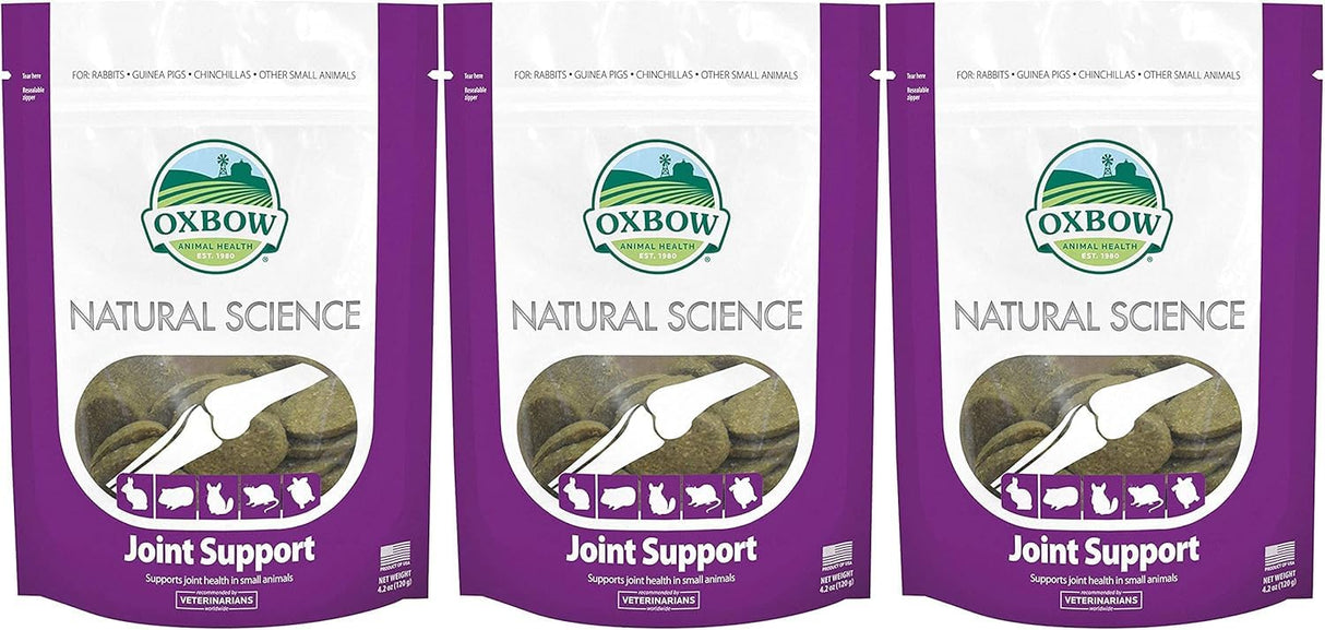Oxbow Animal Health Natural Science Joint Support Wafers for Small Pets, 4.2 Ounces, Made in The USA (3 Pack)