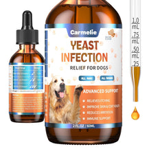 Load image into Gallery viewer, Natural Yeast Relief for Dogs, Supports Healthy Itch Relief, Dog Ear Discomfort Care, Itch Relief for Dog, Allergy Supports, Inflammation Relief for Dogs, 60ml
