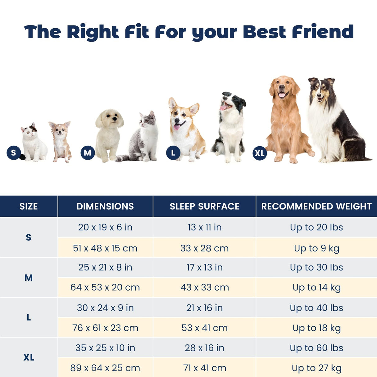 Miguel Waterproof Outdoor Dog Bed for Medium Small Dogs, Oxford Pet Bed Tough with Sides Easy Clean, All Weather Rectangle Puppy Bed with Removable Cover Bolster Bed Scratch Resistant, 35 inches