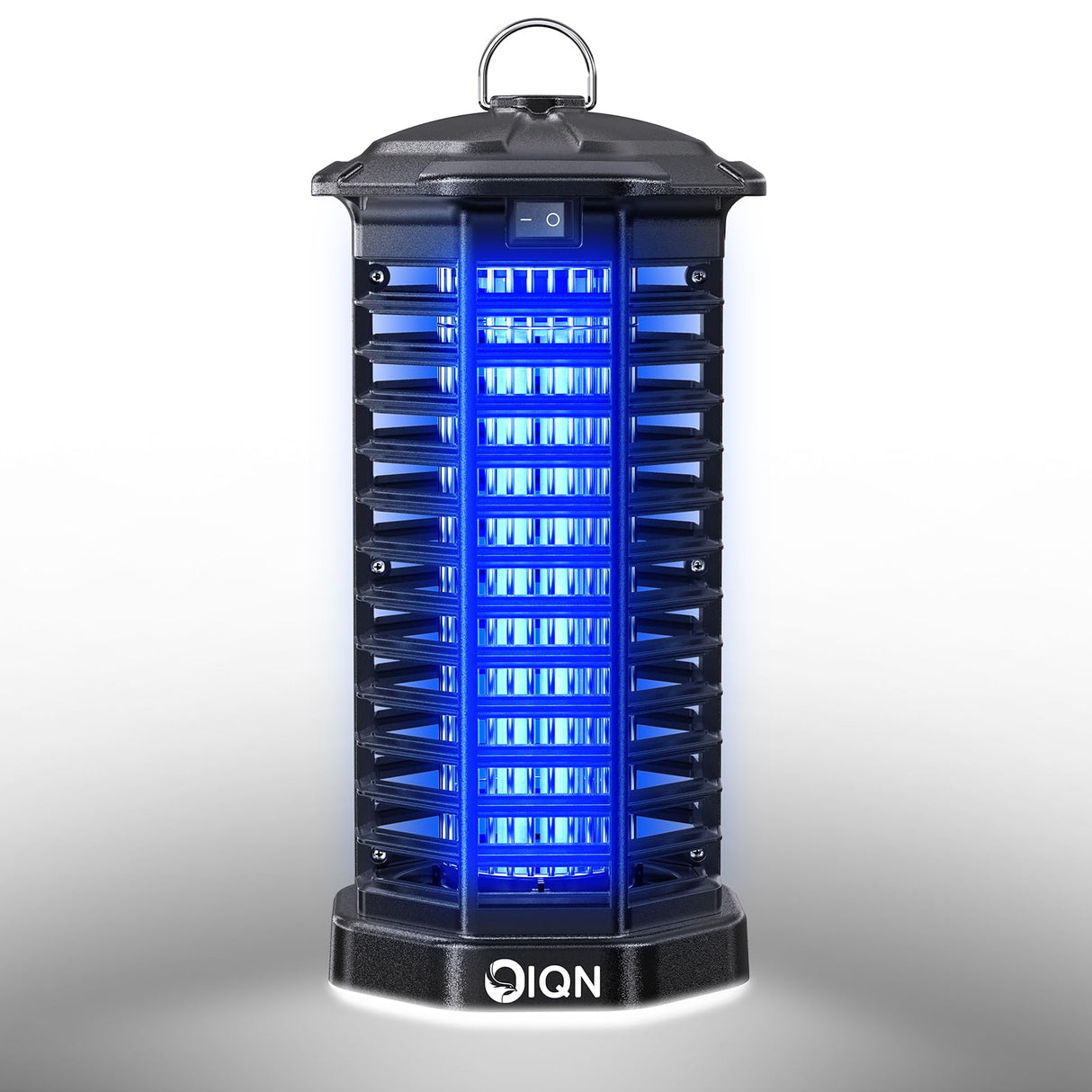 Bug Zapper, Mosquito Fly Zapper Outdoor w/LED Light, Plug in Electric Mosquito Fly Traps Killer -Easy to Hang for Home, Patio, Backyard(Black
