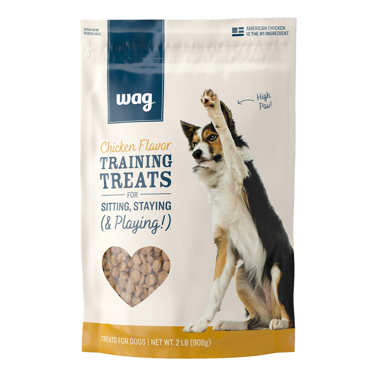 Wag Chicken Flavor Training Treats for Dogs, 2 lb. Bag (32 oz)