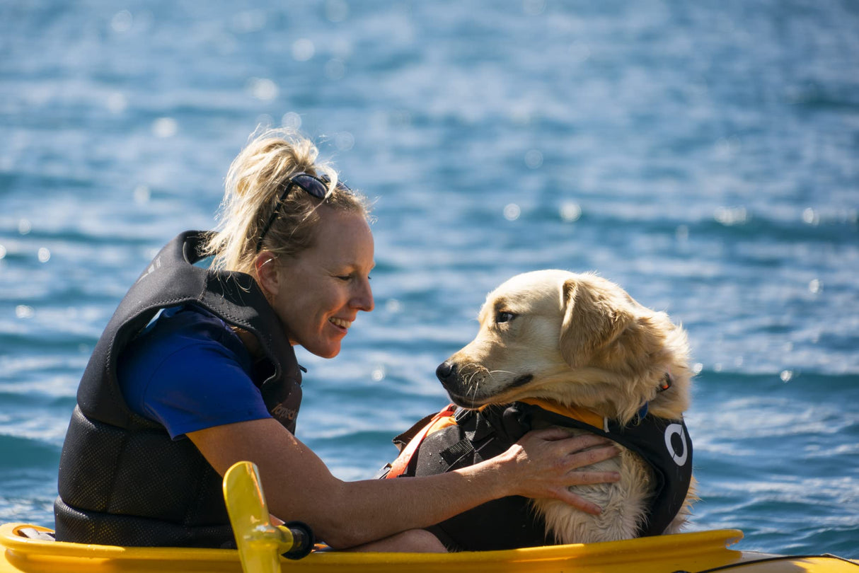 Stunt Puppy Float Doggy Life Jacket, Ergonomic Dog Life Vest for Swimming, Patented Design for Secure Fit, XX-Small, Red