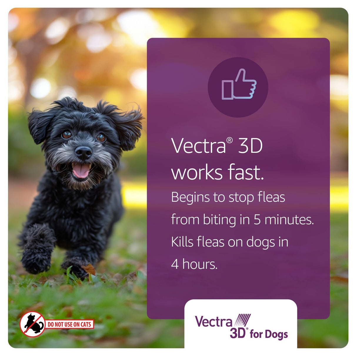 Vectra 3D for Dogs Flea, Tick & Mosquito Treatment & Prevention for Medium Dogs (21 – 55 lbs) , 6 month supply