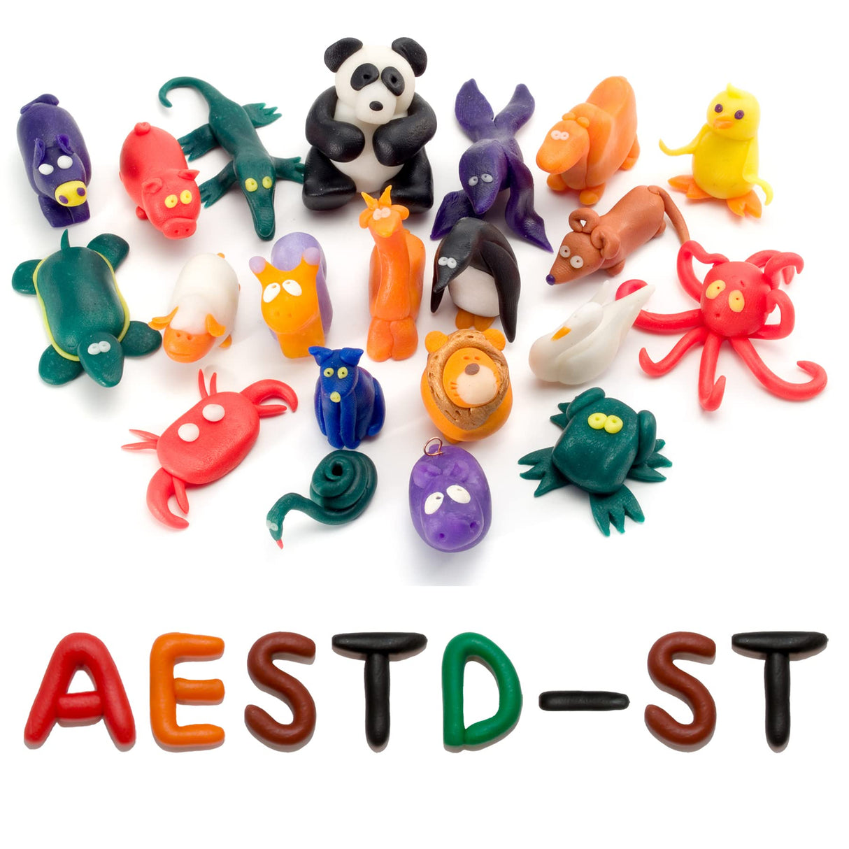 Aestd-ST Polymer Clay 36 Colors, Modeling Clay for Kids, Non-Sticky Oven Bake Clay with Sculpting Tools and Accessories, Holiday Halloween Christmas Gift for Children and Artists.