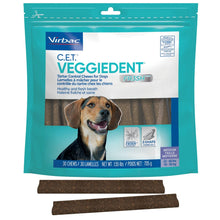 Load image into Gallery viewer, Virbac C.E.T. VEGGIEDENT FR3SH Tartar Control Chews for Dogs, Medium, Beef, 1.6 pounds