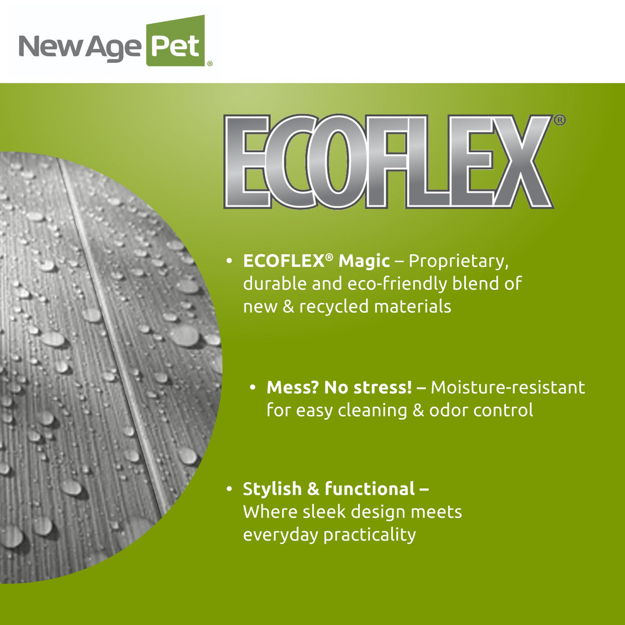 New Age Pet ECOFLEX 48" Wide Large Reptile Habitat, Mojave Lounge for Snakes, Tortoises & Lizards in Maple, Black & Grey, Easy Assembly, Sliding Glass Doors & Mesh Top