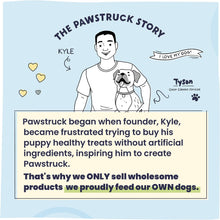 Load image into Gallery viewer, Pawstruck Premium Beef Jerky Dog Treat Chews, Medium 4"-6" Strips – Supports Hip & Joint Health, Rich in Glucosamine & Chondroitin, No Added Preservatives – 25 Count