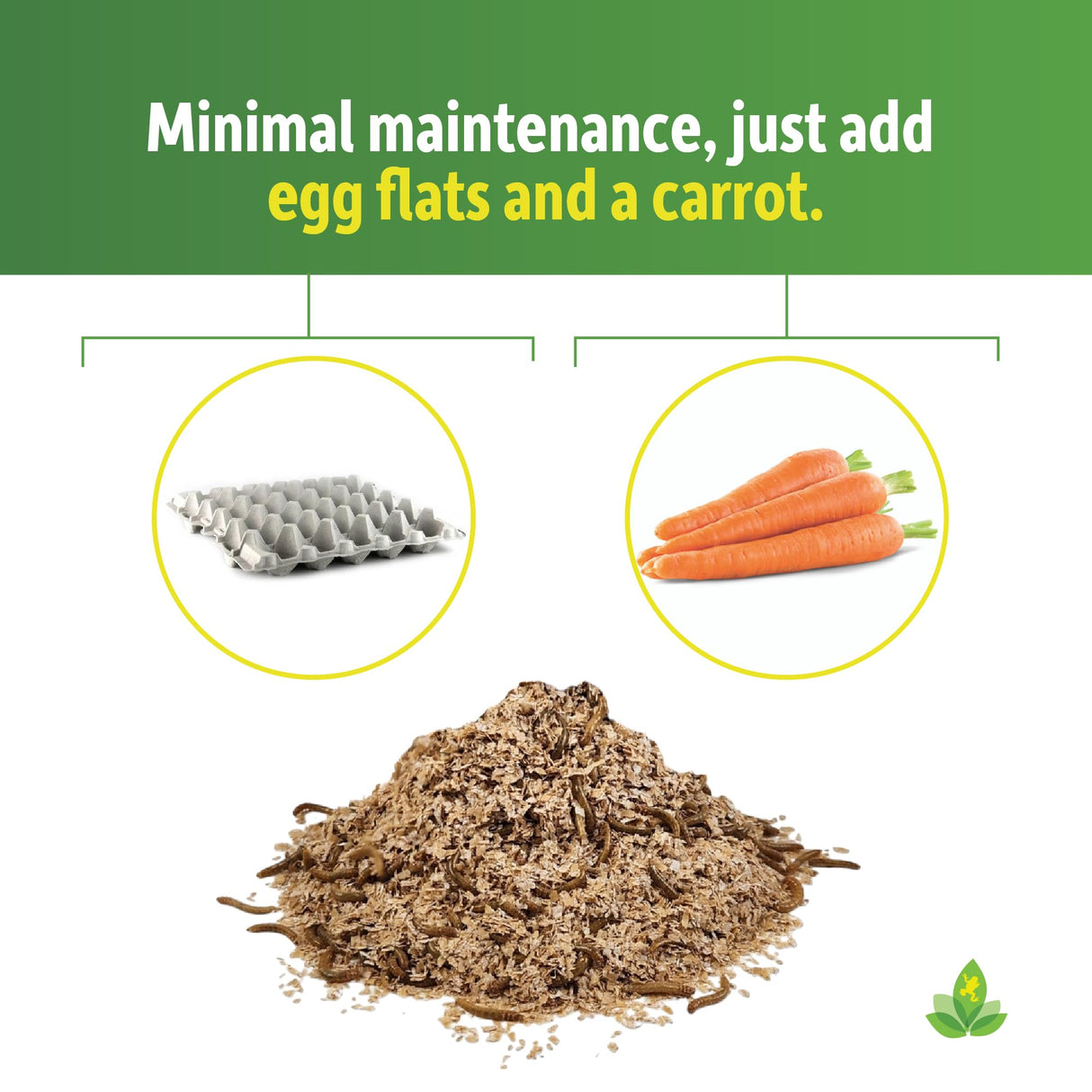 Josh's Frogs Mealworm & Superworm Wheat Bran Bedding and Food Source (5 Quarts)