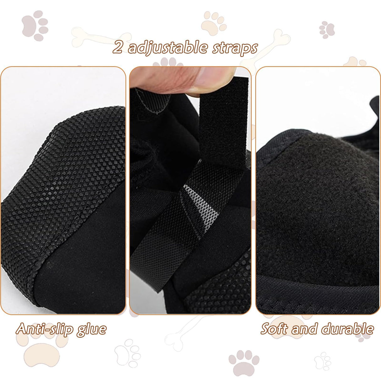 Dog Paw Wound Recovery Boot, Anti-Slip Dogs Socks Boots, Breathable Pet Bootie for Injured Paw, Dog Pad Protector for Outdoor Walking 2pcs (XL)