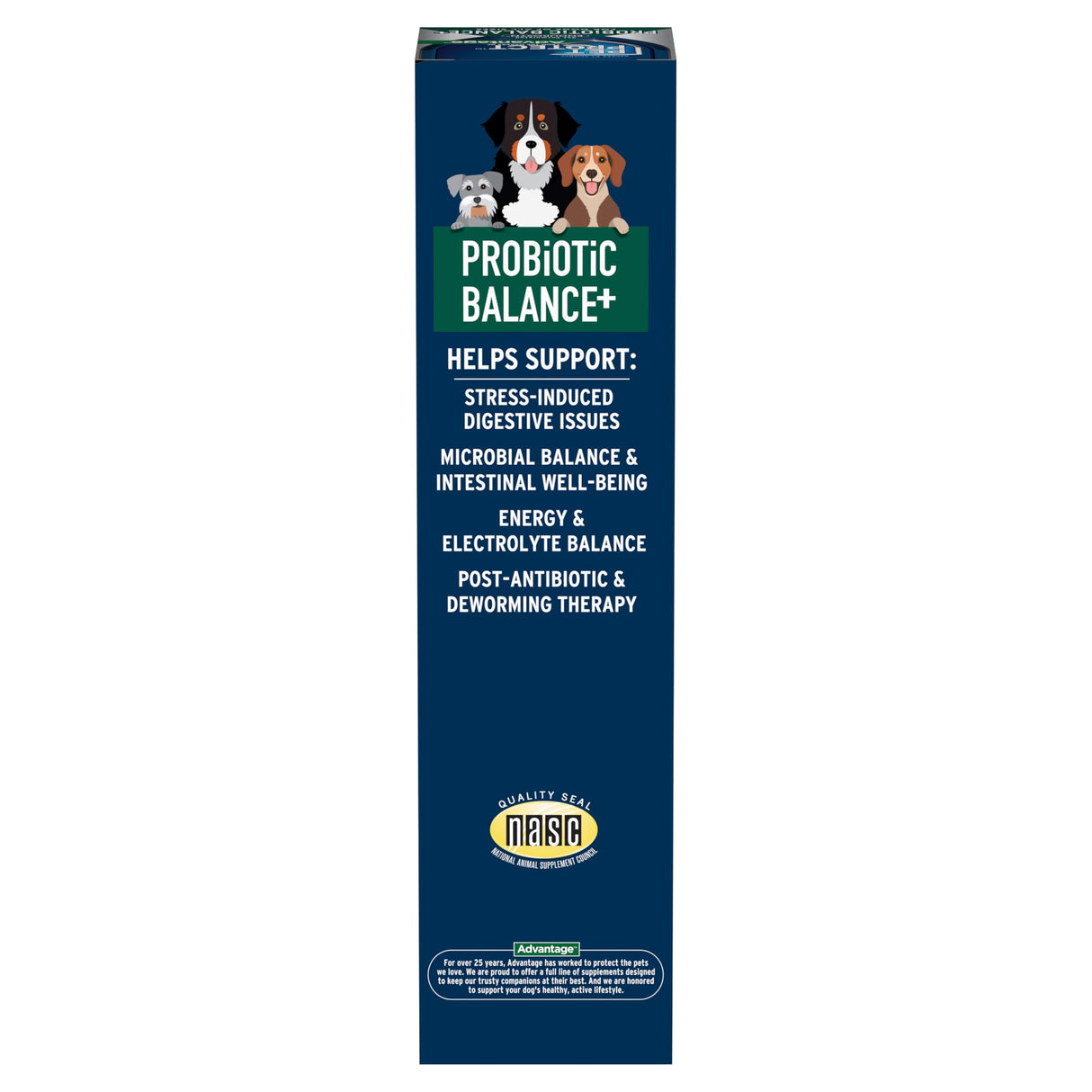 Pet Protect Dog Probiotic Balance+ Oral Gel, Vet-Formulated Endurosyn, Prebiotics & Probiotics for Dogs, 3-Day Supply, Chicken Flavor (32g)