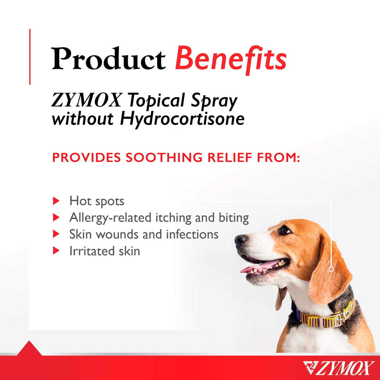 Zymox Topical Hot Spot Spray for Dogs and Cats Without Hydrocortisone, 2oz