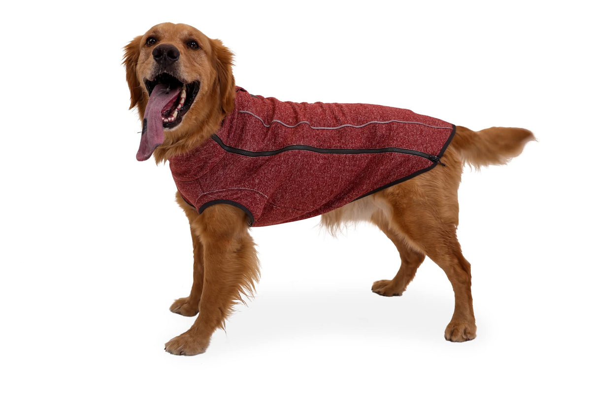 Ruffwear, Hemp Hound Sweater for Dogs, Fired Brick, X-Small
