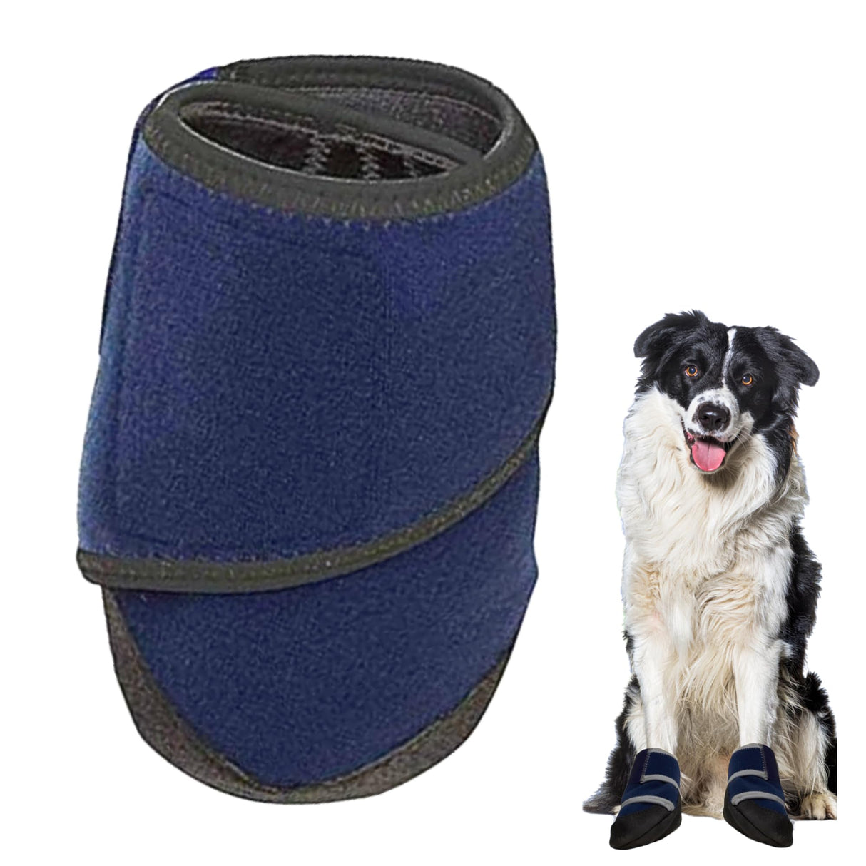 Healers Anti-Slip Dog Boots-Medical Paw Protection for Large Breeds, Traction Booties for Slippery Floors (Single Boot, 3.5" Paw Width, 90+ lbs), XL