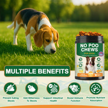 Load image into Gallery viewer, 200 Chew No Poo Chews For Dogs-Coprophagia Stool Eating Deterrent-Stop Eating Poop For Canine- Dogs Poop Eat Deterrent Supplement With Probiotics&Digestive Enzymes Breath Aid Support-Chicken Flavor