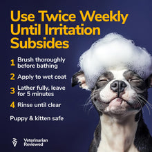 Load image into Gallery viewer, Miracle Vet Medicated Dog Shampoo for Itchy Skin Relief - Dog Allergy Relief, Yeast Infection, Hot Spot & Dry Skin Anti-Itch Treatment, Antifungal for Dogs - Hydrocortisone (16 oz)