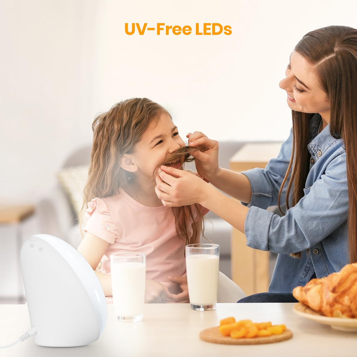 LASTAR Sun Lamp, 10,000 Lux Sunlight Lamp with 4 Color Temperatures & 5 Brightness Level & 60Min Timer, Touch Control Happy Lamp with Memory Function for Home/Office/Sleep