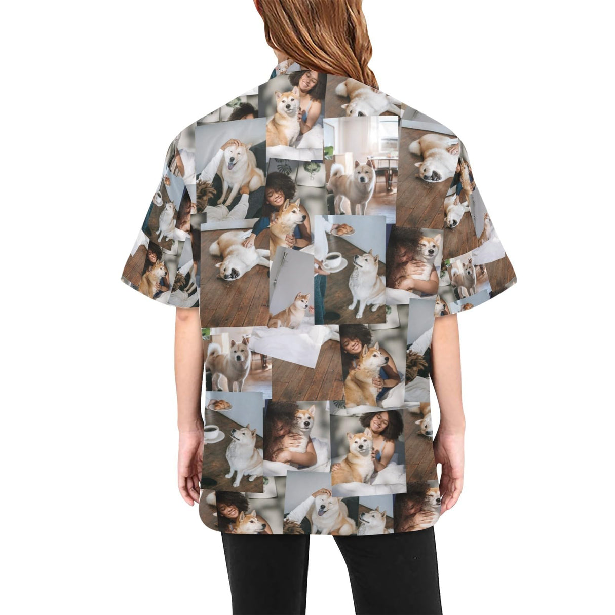 Ussunarts Custom Dog Print Grooming Smock for Pet Groomers β Waterproof Zip Jacket Uniform for Dog Salon Use or Pet Lovers
