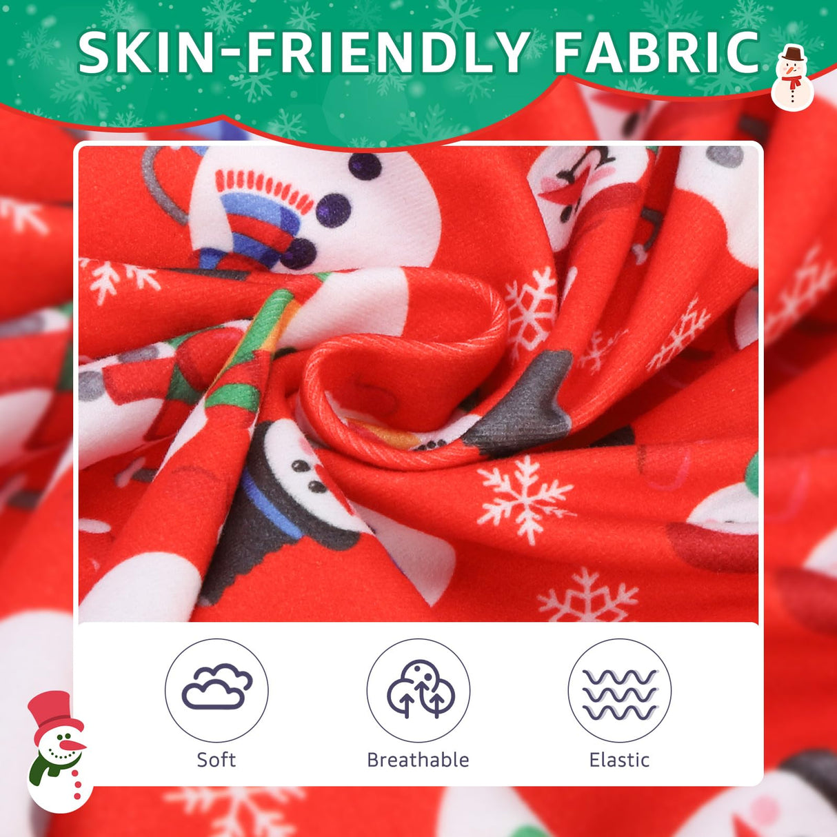 SCENEREAL Christmas Dog Pajamas for Small Medium Large Dogs Girl Boy, Cute Snowman Pet Clothes Sweater Puppy Winter Coat, Soft Xmas Doggie Onesie Cat Jammies Pjs Outfits, Red XL