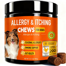 Load image into Gallery viewer, Dog Allergy Chews 200ct,Probiotics for Dogs Itching Skin Relief for Skin and Paw Licking, Dogs are Human Multivitamin Itch Relief for Seasonal Allergies-Support a Healthy lmmune System Chicken Flavor