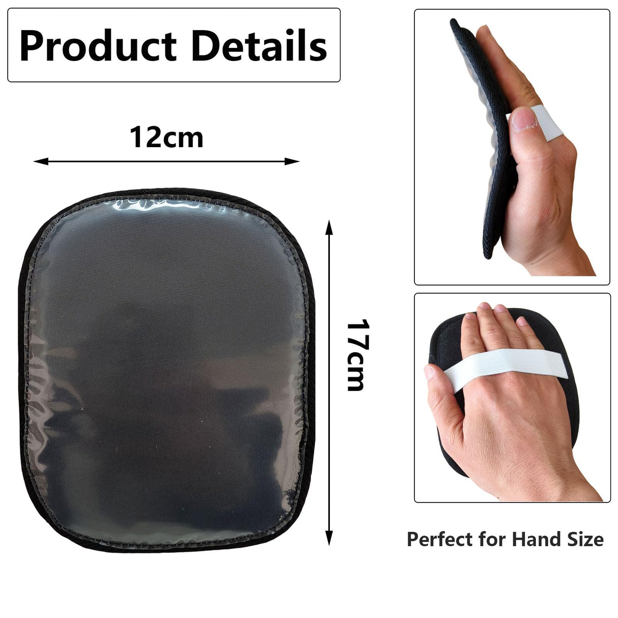 2PCS Laydown 360 Waves Training Pad,Helps Train Your Hair To Laydown to your desired wave Pattern,Wave brush for men(Black(2pcs))