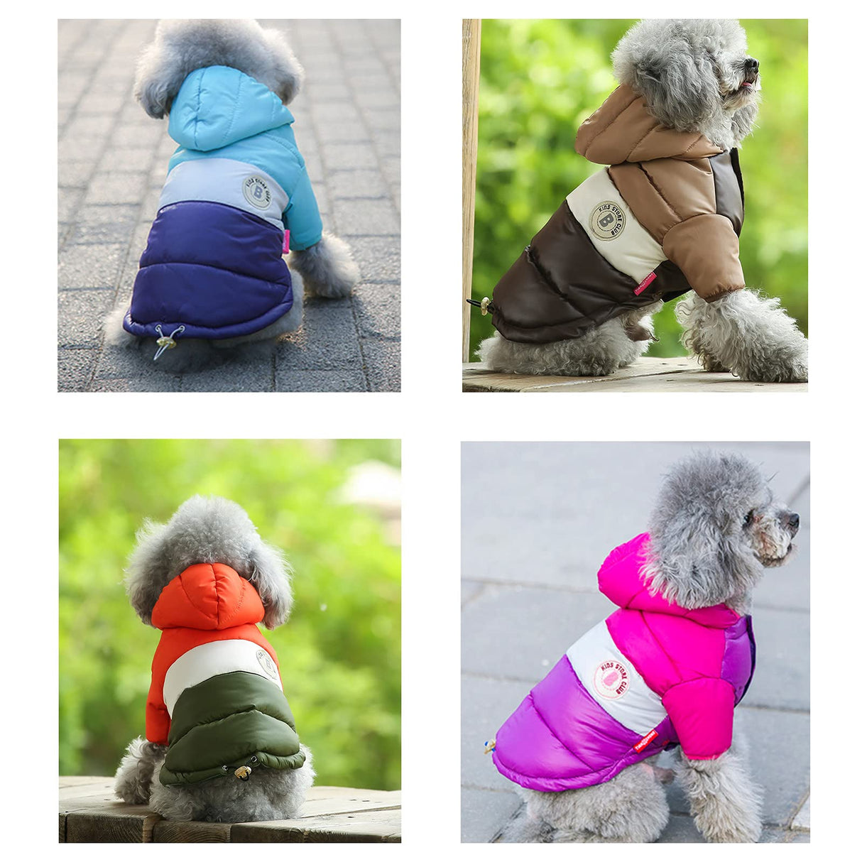 CMREAEC Dog Vest Winter Coat for Small Dogs Boy Girls, Dog Down Jackets Puppy Hoodie Sweatshirt Doggie Hoodie Coat Winter Clothes Pet Hooded Coat Apparel for Chihuahua in Cold Weather,Pink XXL