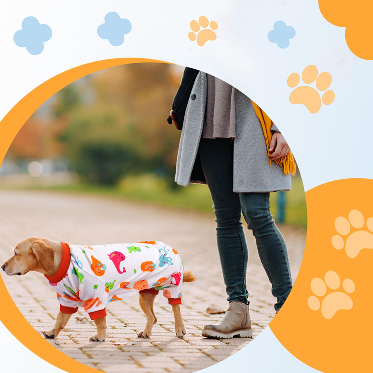 URATOT 5 Styles Soft Puppy Rompers - Cute Pet Clothes Onesies for Dog & Cat, Small