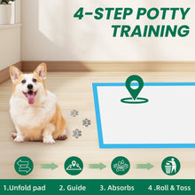 Load image into Gallery viewer, 100 Count Large Dog & Cat Puppy Pee Pads - 28"x30" Absorbent Potty Training Pads | Leakproof Quick-Dry Disposable Pet Pads for Puppies, Dogs & Cats | Indoor, Outdoor, Litter Box, Housebreaking Use