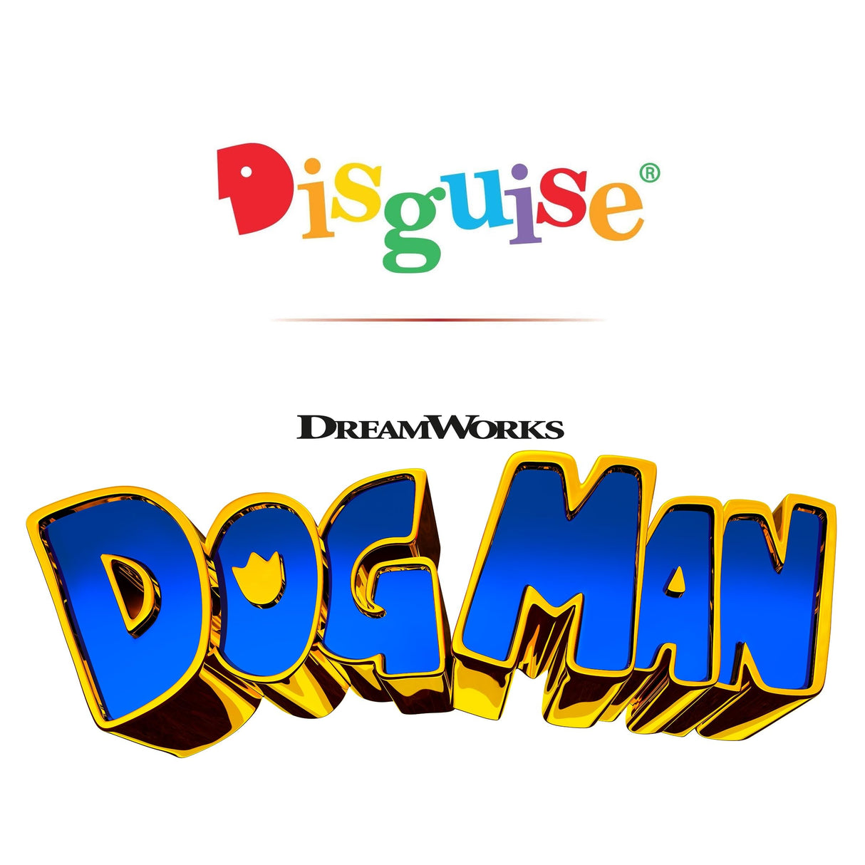 Disguise Dog Man Costume for Kids, Deluxe Official DogMan Movie Jumpsuit with Hat and Ears, Child Size (4-6)
