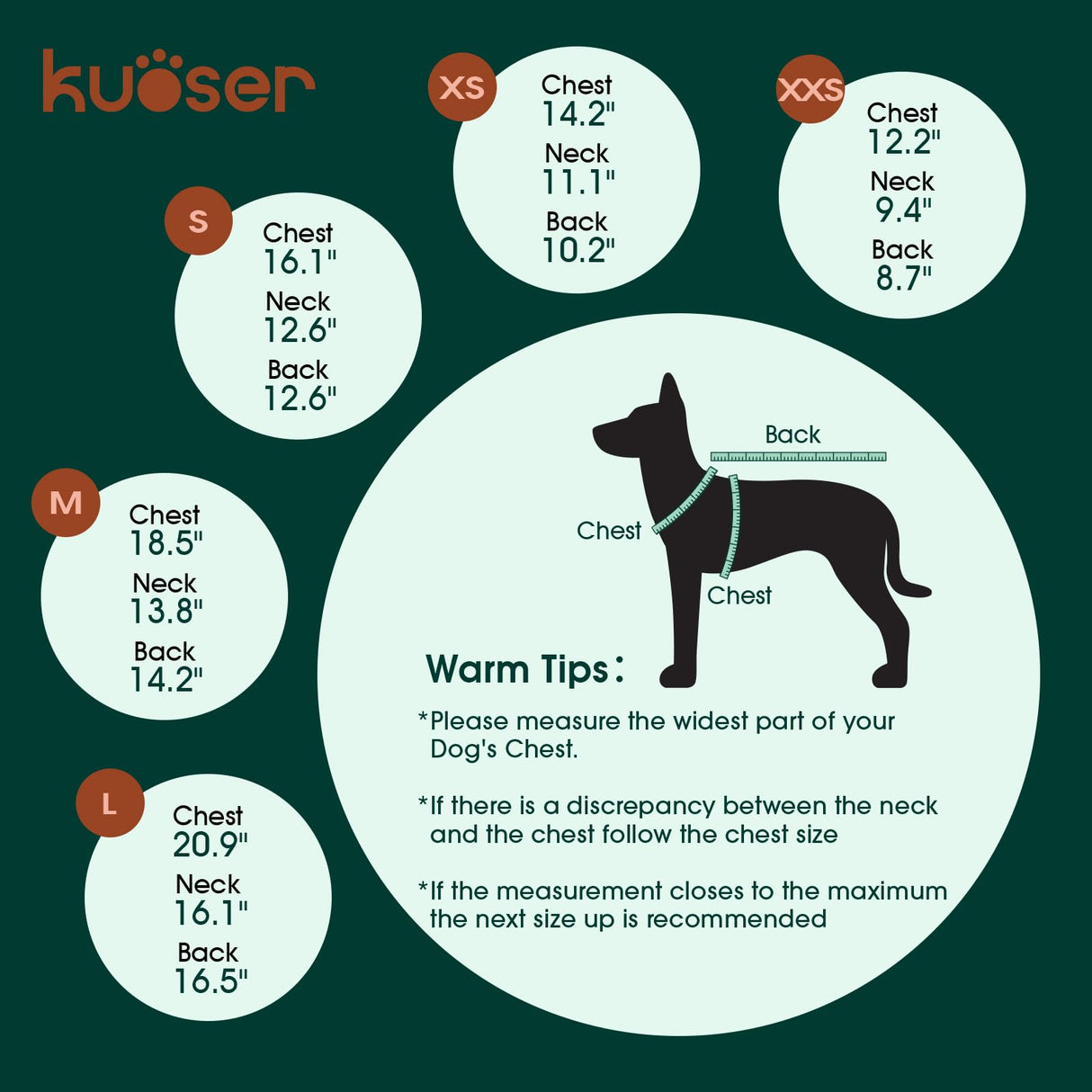 Kuoser 4 Pack Dog Fleece Vest,Warm Plaid Dog Sweater with Leash Hole,Soft Turtleneck Winter Pet Jacket Dogs Coat Pullover for Small Medium Dogs Cats,Spring Fall Cold Weather Christmas Outfit, L