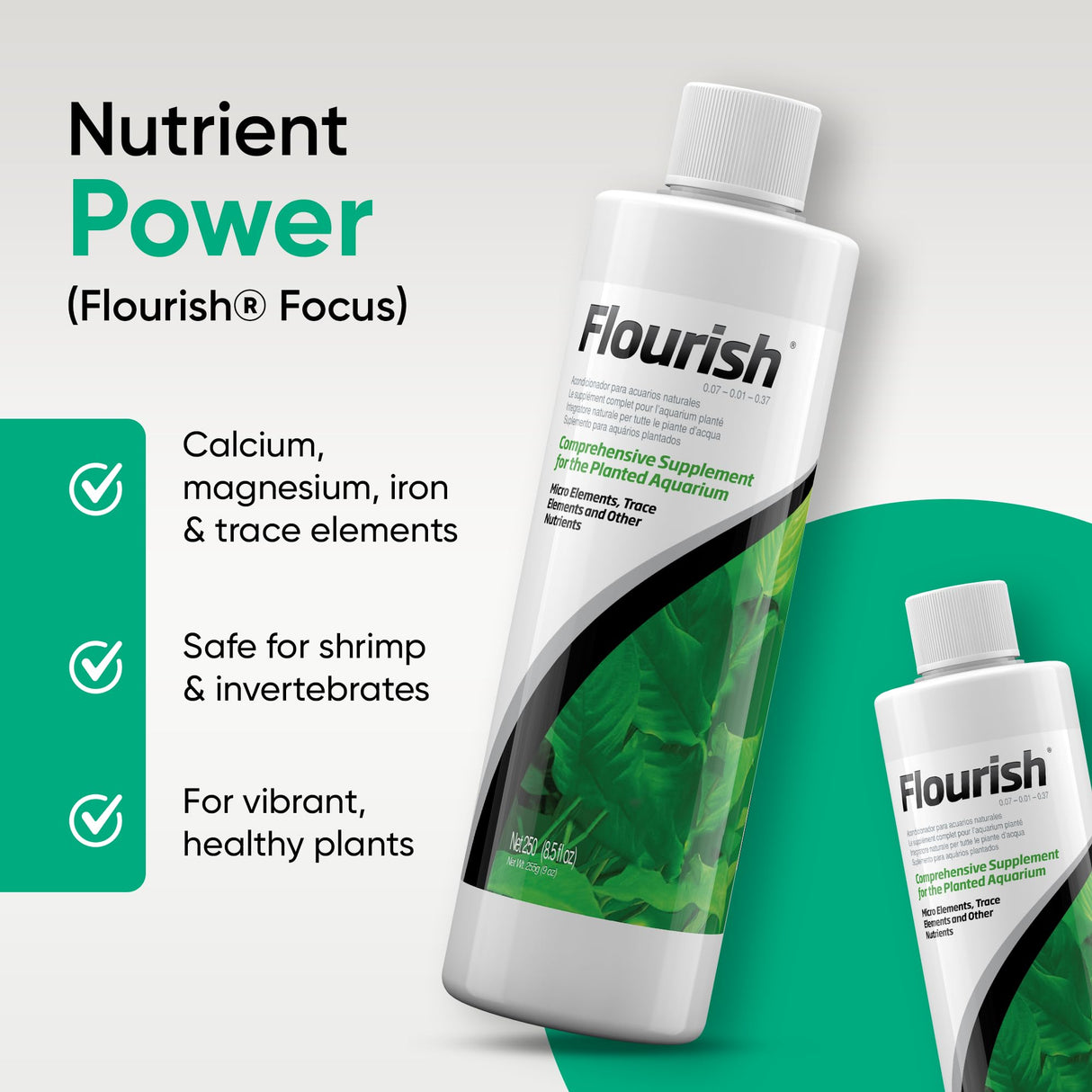 Trinity Treats Flourish Supplement 250ml, Flourish Excel Organic Carbon 250ml including Microfiber Cleaning Cloth(Flourish planted Aquarium Supplement Flourish Excel Organic Carbon for Aquatic Plants)