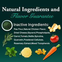 Load image into Gallery viewer, Dog Allergy Relief Chews Itching Skin is Human Multivitamin Pet Allergy Anti Itch Paw Relief and Immune Dog Chews Bites Antihistamine for Dogs Itching and Licking Weight Loss Management Support 200