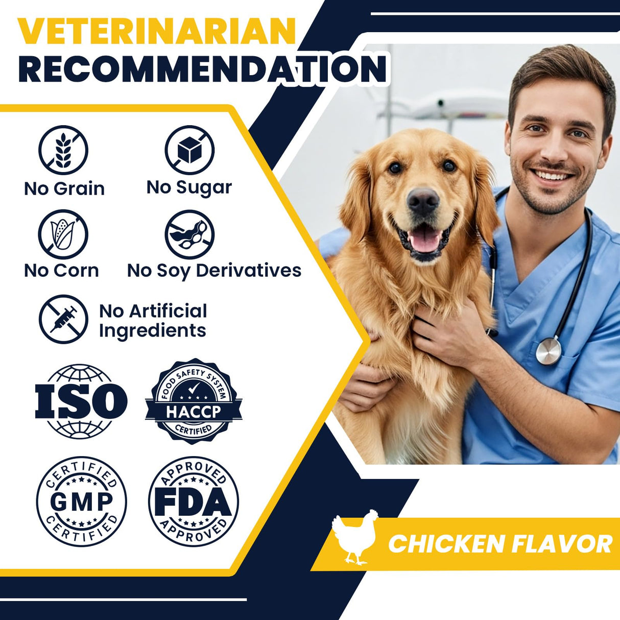 BFDEREN Dog Allergy Chews Probiotics for Dogs Yeast, Itchy Skin and Itchy Ears Itch Relief Immune Pre Probiotic Chews for Pet Digestive Health Anti Itch