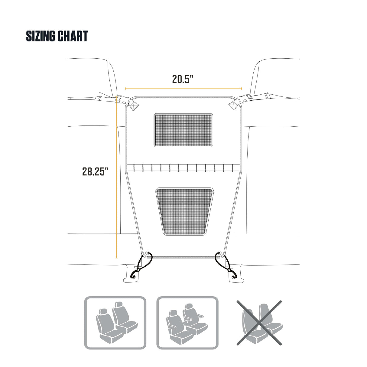 Carhartt Universal Nylon Duck Pet Barrier, Durable Pet Barrier with Rain Defender Durable Water Repellent, Carhartt Brown