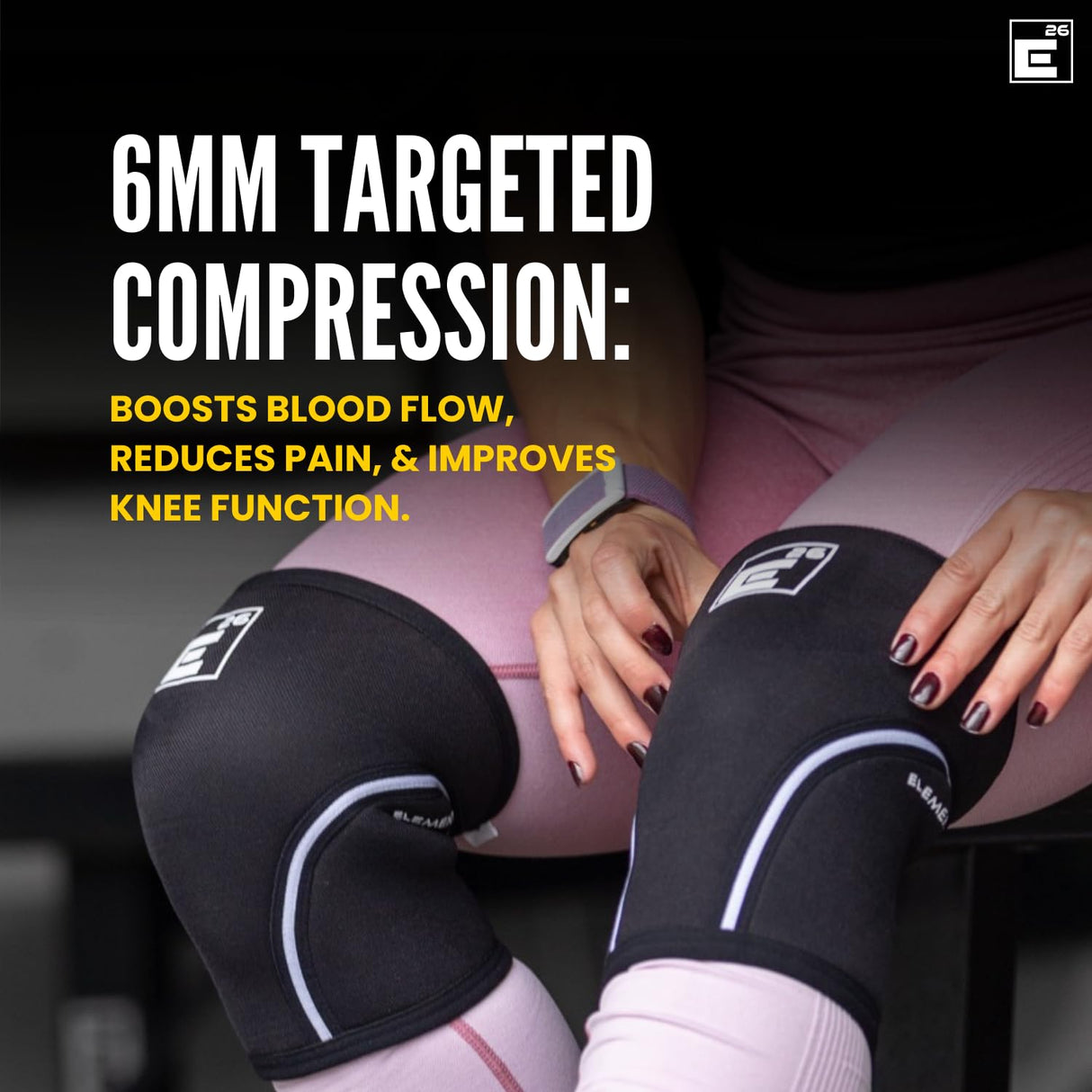 Knee Sleeves for Weightlifting (Sold as a Pair) - 6mm Neoprene for Knee Compression, Mobility, and Warmth - Perfect for Functional Fitness, Squats, Deadlifts, Olympic Lifting (Extra Large)