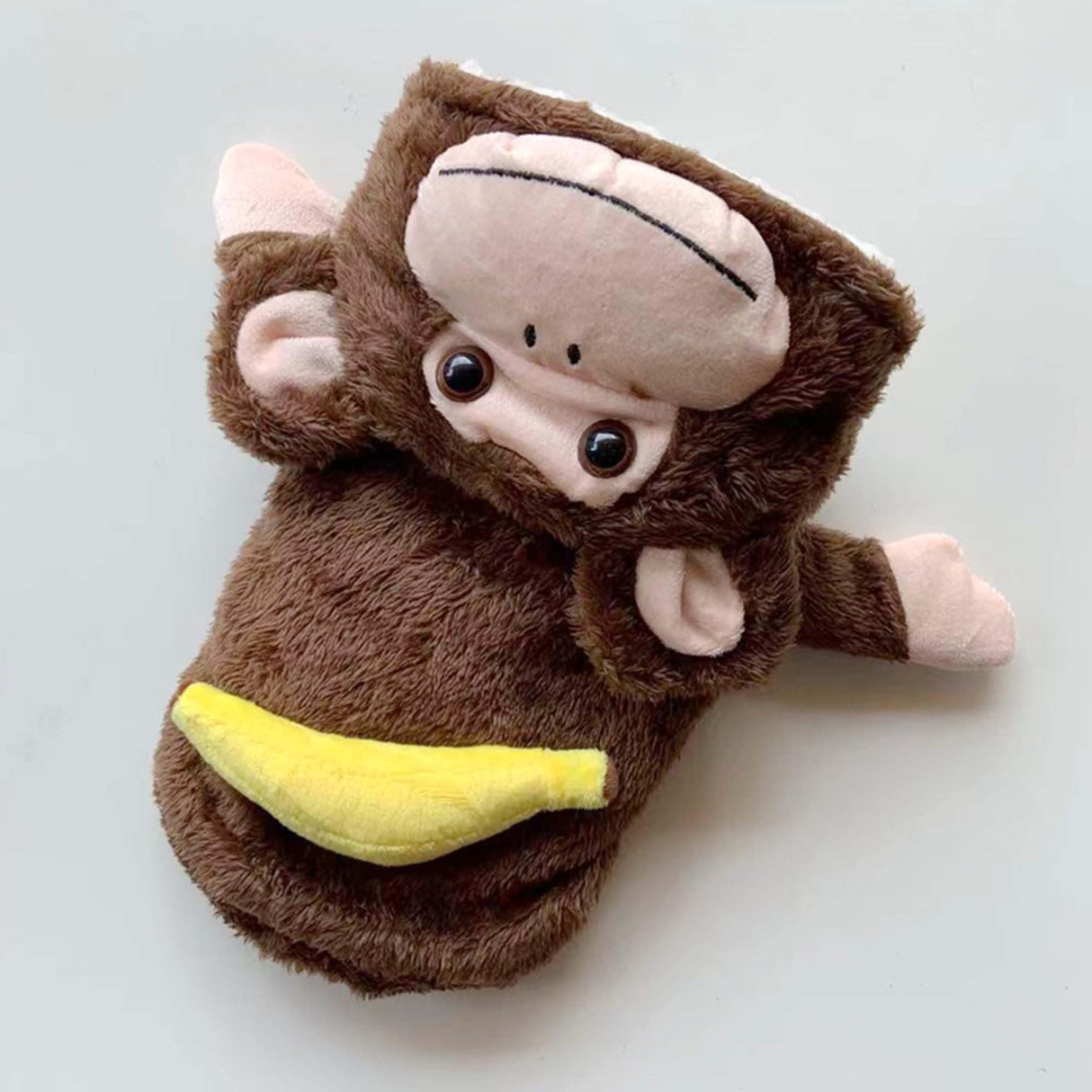 Monkey Halloween Costume Outfits for Small Dog Funny Pet Coat Jacket Clothes in Cold Weather (S(Pet 6-10LBS), Brown Monkey)
