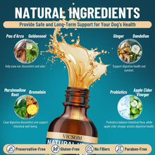 Load image into Gallery viewer, VICSOM Natural Dog Yeast Infection Treatment for Dogs, Itchy Skin & Ear Treatment Natural Support Allergy Relief, Dog Yeast Infection Relief, Support Irritation, Itching & Inflammation 60ml