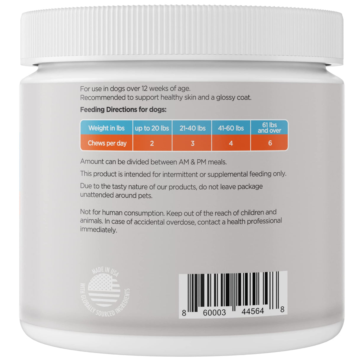 PawMedica Omega 3 for Dogs, Dog Skin and Coat Supplement with Fish Oil Love Helps with Dog Dry Skin, Omega 3 6 9 Vitamin Chews for Dog Allergies