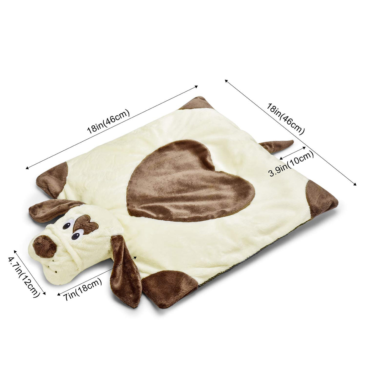 Moropaky Puppy Heartbeat Toy, Heartbeat Stuffed Animal for Puppy Anxiety Relief and Calming Aid, Dog Heartbeat Toy for Pet Comfort Sleep Aid Cuddle