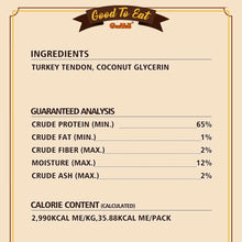 Load image into Gallery viewer, Gootoe Turkey Tendons for Dogs –All-Natural, Hypoallergenic Dog Treats, Rawhide Alternative, Long Lasting Puppy Chews, Healthy Dog Treats for Small Breeds, Bone (S), 6 Count Pack