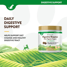Load image into Gallery viewer, NaturVet – Digestive Enzymes - Plus Probiotics & Prebiotics – Helps Support Diet Change & A Healthy Digestive Tract – for Dogs & Cats (Soft Chews, 120 Count)