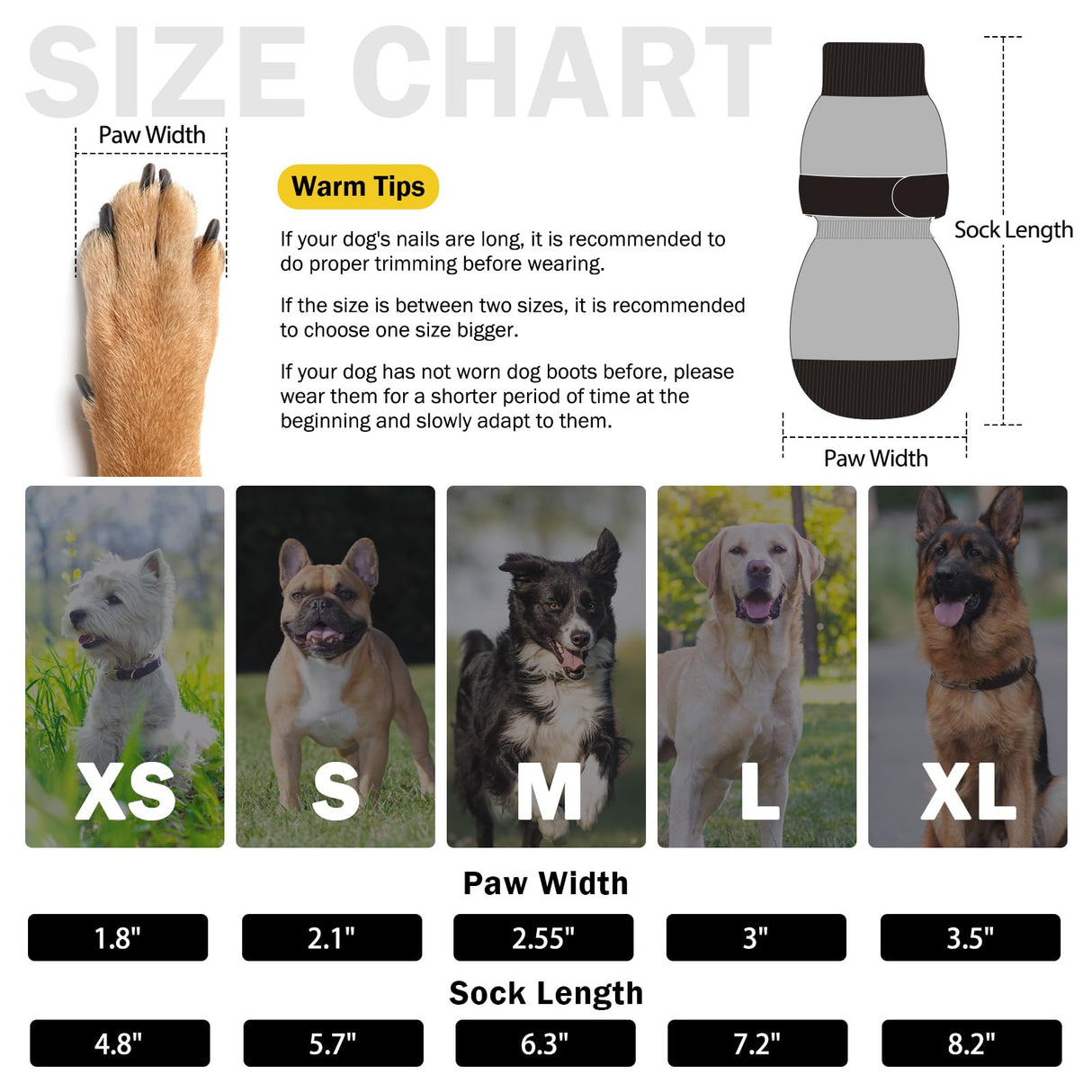 SCENEREAL Double Side Anti-Slip Dog Socks for Hardwood Floors to Stop Licking Paws, Non-Slip Dog Shoes for Hot/Cold Pavement, Slipping, Paw Protectors with Grippers Pink Pearl Paw XL