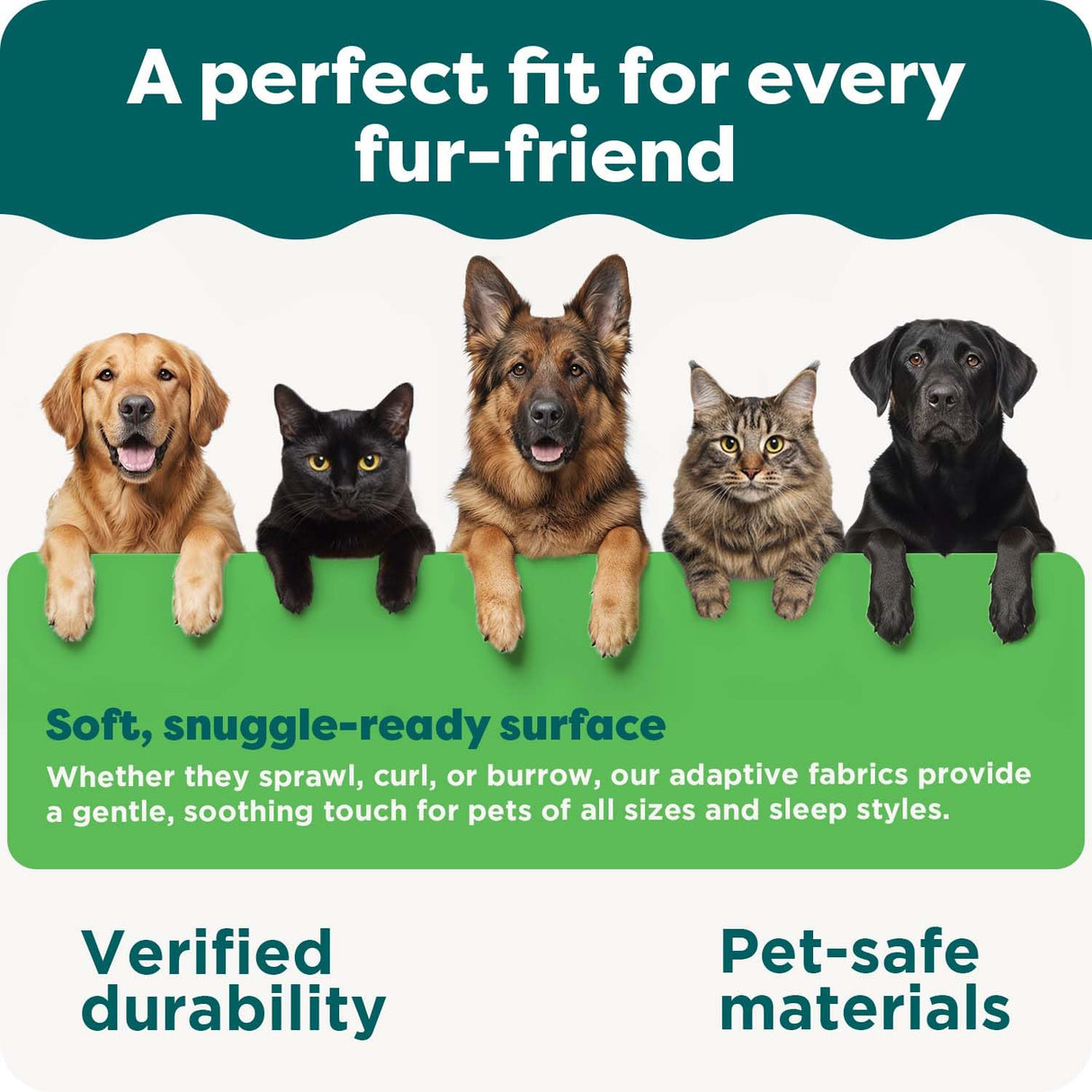Furhaven 36" Round Calming Donut Dog Bed for Large/Medium Dogs, Refillable w/ Removable Washable Cover, For Dogs Up to 75 lbs - Shaggy Plush Long Faux Fur Donut Bed - Gray, Large