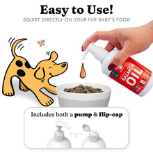 Load image into Gallery viewer, Salmon Oil for Dogs & Cats - Healthy Skin & Coat, Fish Oil, Omega 3 EPA DHA, Liquid Food Supplement for Pets, All Natural, Supports Joint & Bone Health, Natural Allergy & Inflammation Defense, 8 oz