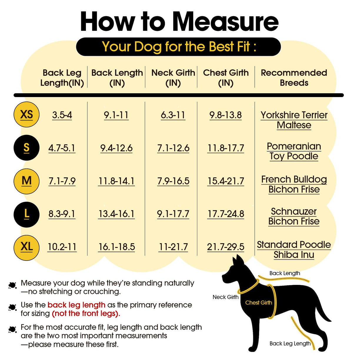 Yternal Waterproof & Dirt-Proof Dog Rain Boots for Small Medium Dogs – Adjustable One-Piece Paw Protectors with Reflective Strips and Non-Slip Soles for Rain Snow, Yellow M