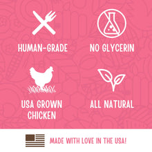 Load image into Gallery viewer, Full Moon Chicken Strips Healthy All Natural Dog Treats Human Grade Made in USA Grain Free, 1.5 Pound (Pack of 1)