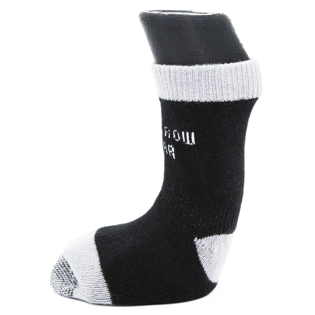 Woodrow Wear, Power Paws Advanced Dog Socks, Black Grey, S, Fits 25-45 pounds