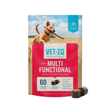 Load image into Gallery viewer, VetIQ 8-in-One Multifunctional Supplement for Dogs, Supports Hip & Joint, Urinary Tract, Immune System, Skin Health and Heart Health, Soft Chews, Made in the USA, 60 Count