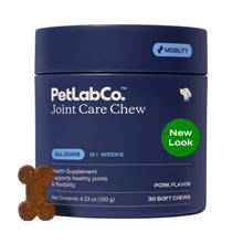 Load image into Gallery viewer, Petlab Co. Joint Care Chews for Dogs - High Levels of Glucosamine, Green Lipped Mussels, Omega 3 and Turmeric - Hip and Joint Supplement for Dogs to Actively Support Mobility, Packaging May Vary